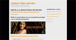 Desktop Screenshot of consultoranatura.info